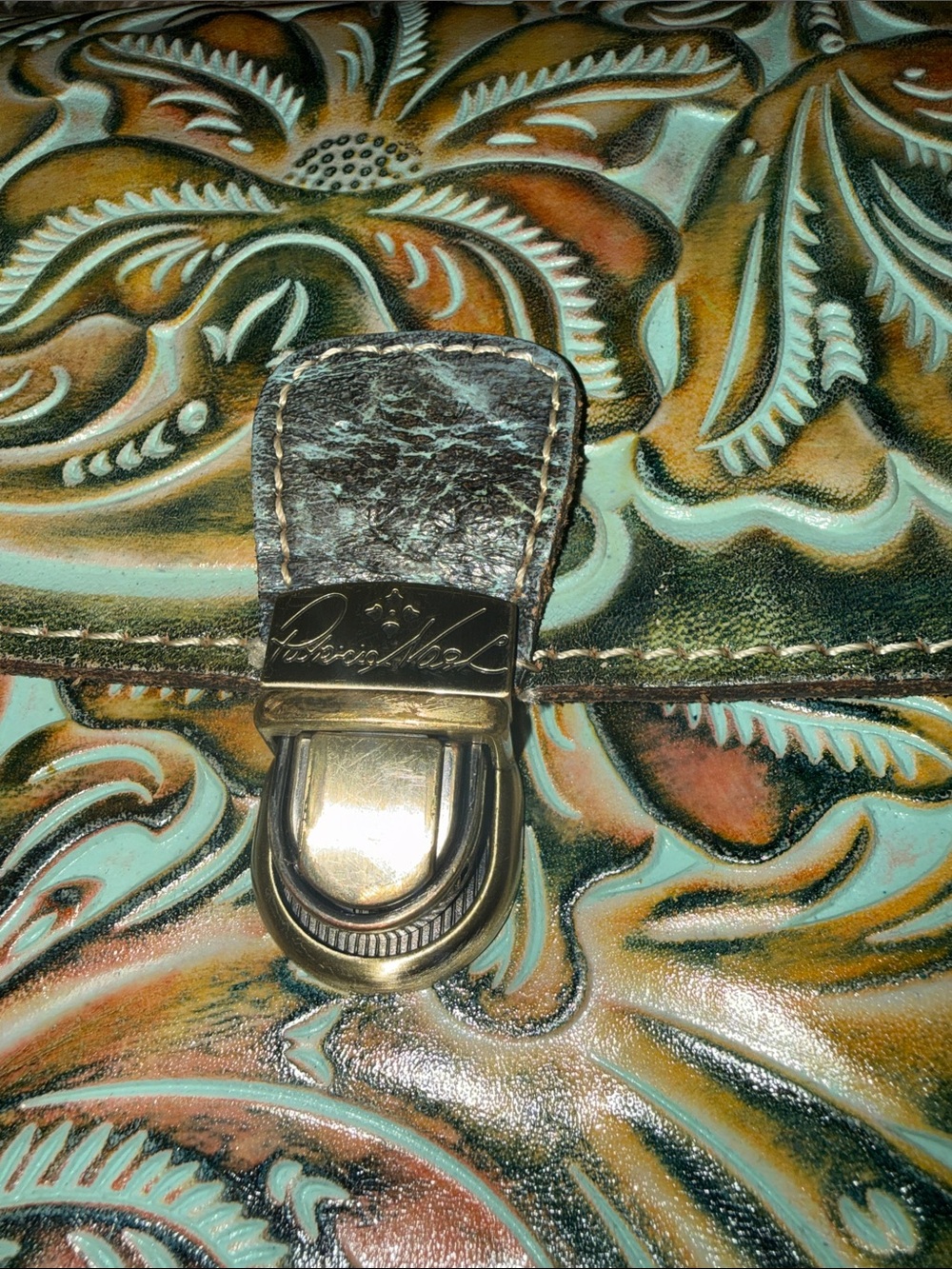 Patricia Nash Embossed Crossbody Bag - Picture 2 of 13